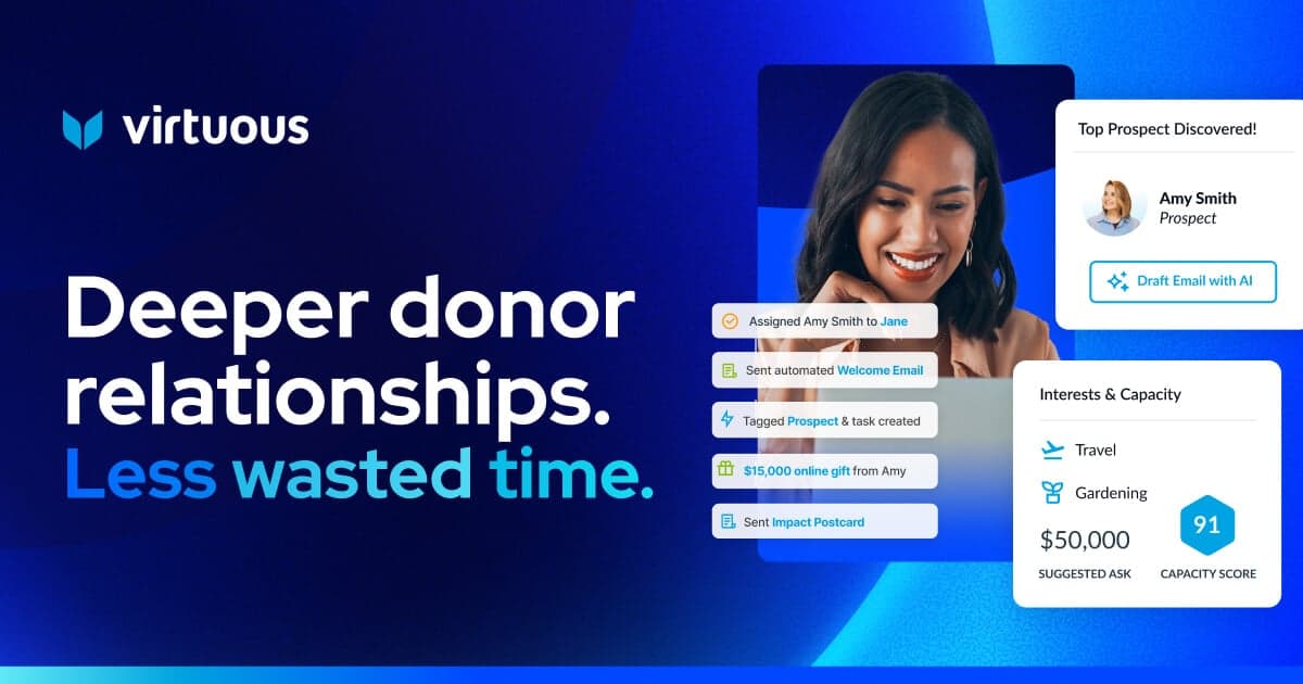 Virtuous - Nonprofit CRM and Fundraising Platform