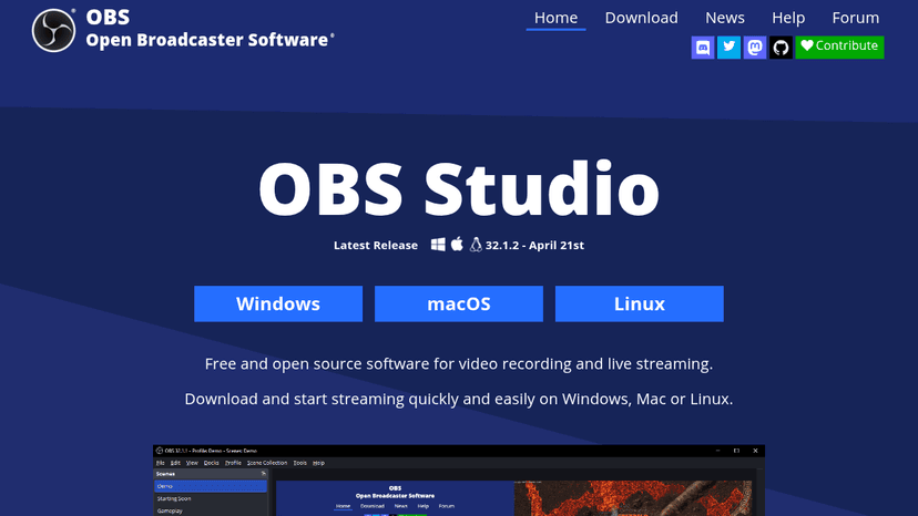 OBS (Open Broadcaster Software)