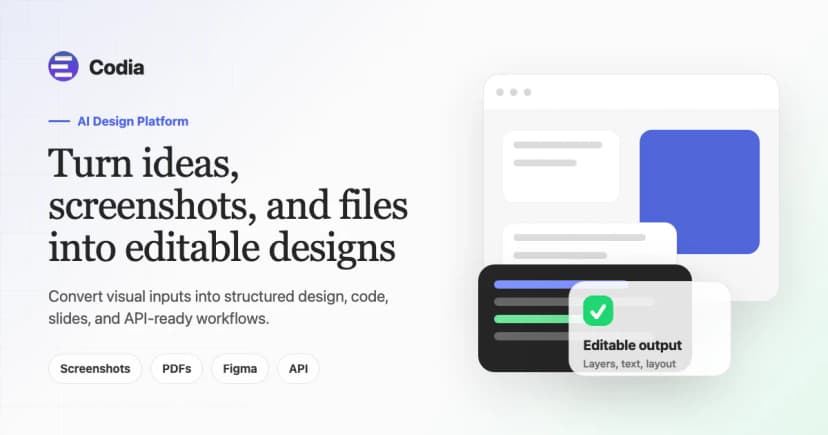 Codia Design to Code