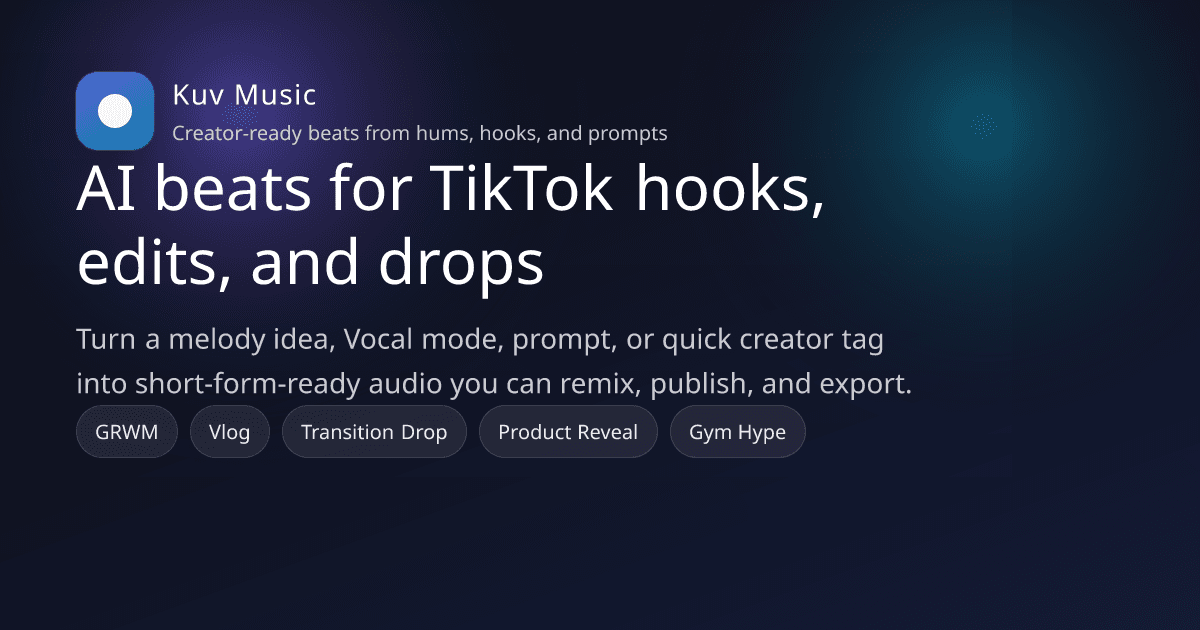 AI Music Generator from Prompts, Lyrics & Humming