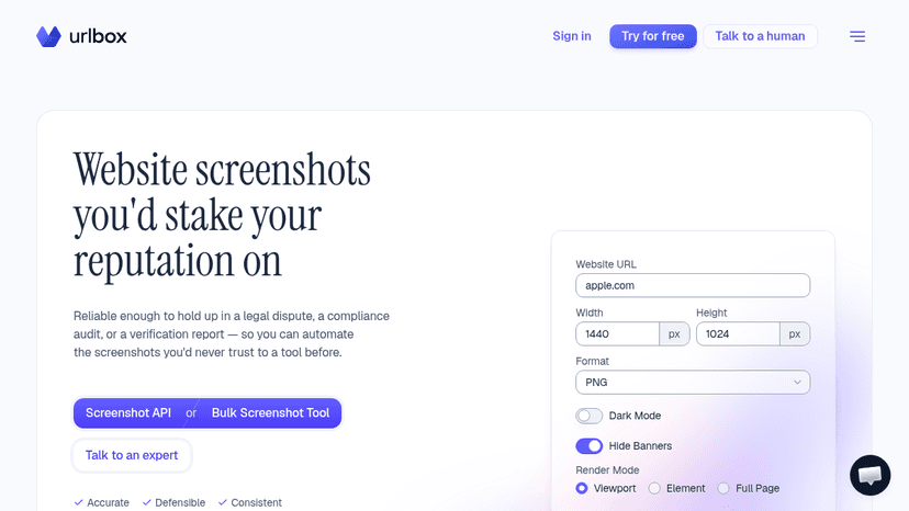 Urlbox